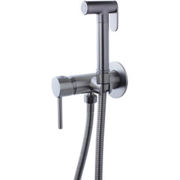 Набор для гигиенического душа Bronze de Luxe Liberty 701GG, графит - фото 