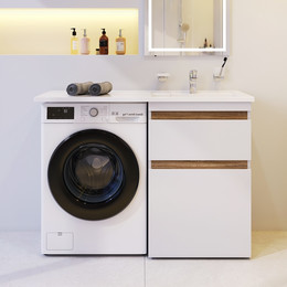 Тумба с раковиной-столешницей Am.Pm X-Joy 120 см R M85AFSX0602WG (раковина M85AWPR1201WG) белый глянцевый - фото 