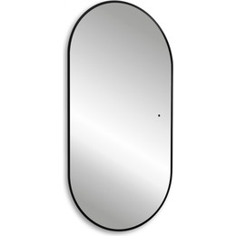 Зеркало Abber Kontur 55 см AG6302SCB, чёрный - фото 