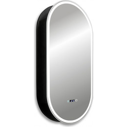 Зеркало-шкаф Abber Kontur 50 см AG6339SWHB, чёрный - фото 