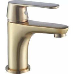 Смеситель для раковины Diadonna D82-110118G, золото матовое - фото 