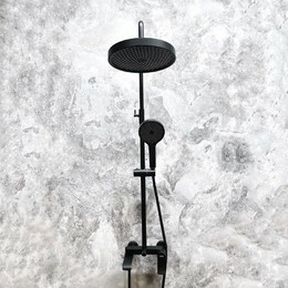 Душевая стойка Haiba HB24553-7, чёрный - фото 