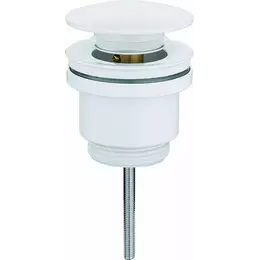 Донный клапан Haiba HB68-8, белый - фото 