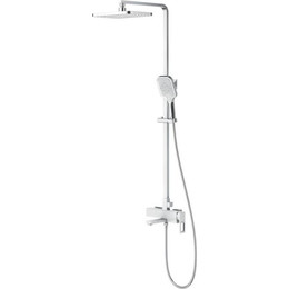 Душевая стойка Gerhans K19127W, хром/белый - фото 