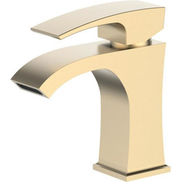 Смеситель для раковины Gerhans K11014Y-7, золотой сатин, Цвет производителя: золотой сатин - фото 