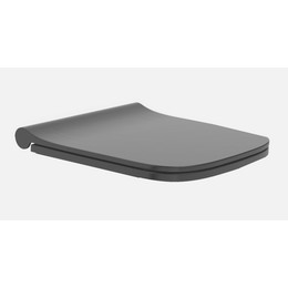 Сиденье с крышкой для унитаза Boheme Avva Bello микролифт 975-B, чёрный - фото 