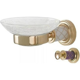 Мыльница Boheme Murano Gold 10903-V-G, золото - фото 