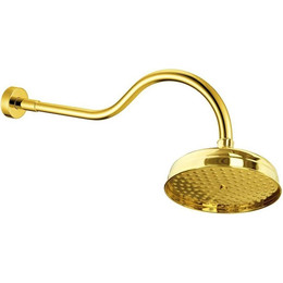 Верхний душ Boheme Imperiale 208x208 мм 414, золото - фото 