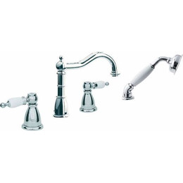 Смеситель для ванны Boheme Flora 396-FL, chrome - фото 