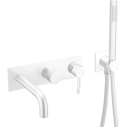 Смеситель для ванны Boheme UNO 464-3-MW, matt white - фото 