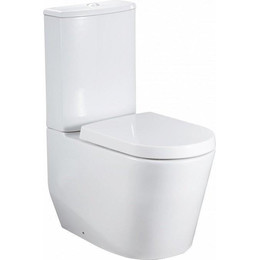 Унитаз-компакт безободковый Creo Ceramique RENNES с крышкой микролифт - фото 