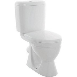 Унитаз напольный Sanita Стандарт эконом WC.CC/Samarsky/1-P/WHT.G/S1 с крышкой полипропилен - фото 