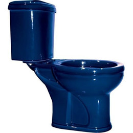 Унитаз-компакт Оскольская керамика Дора Комфорт с полипропиленовой крышкой 47355130402, синий, Цвет производителя: синий - фото 