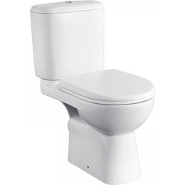 Унитаз-компакт Roca Access 34P23900Y с крышкой микролифт (косой выпуск) - фото 