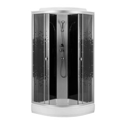 Душевая кабина Loranto 80х80 см CS-800-13ТМ/М, хром/мозаика - фото 