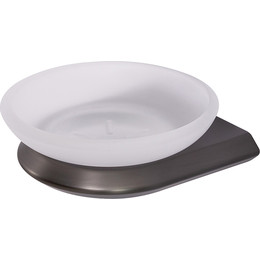 Мыльница Cezares Liner LINER-SODS-GM, цвет оружейная сталь, Цвет производителя: оружейная сталь - фото 