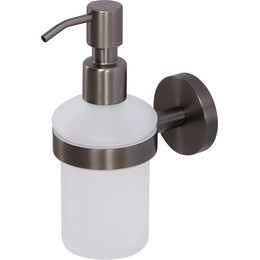 Дозатор для жидкого мыла Cezares Relax RELAX-SOIS-V-GM, цвет оружейная сталь - фото 