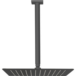 Верхний душ Cezares 300x300 мм CZR-B-TDDQ-30/30-NOP, чёрный матовый - фото 