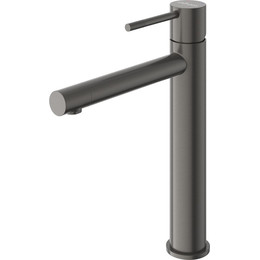 Смеситель для раковины высокий Cezares RELAX-LC2-GM-W0, оружейная сталь, Цвет производителя: оружейная сталь - фото 