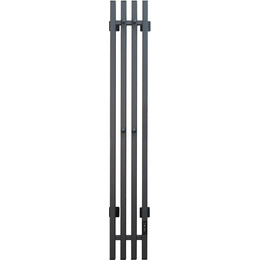 Полотенцесушитель электрический Тругор Пэк сп Вектор кв 4 П4 150х1200 мм (подключение справа) 00-00045211, чёрный - фото 