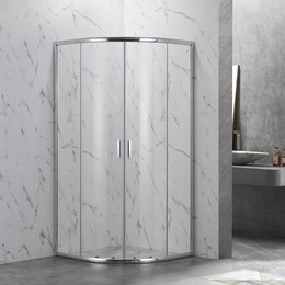 Душевое ограждение Veconi Rovigo 90x90 см RV202-90-01-C4, хром/прозрачное - фото 