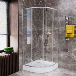 Душевое ограждение Mirsant Neo-100 100x100 см, хром/прозрачное - фото 