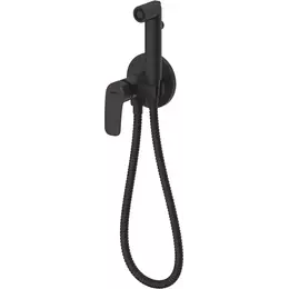 Набор для гигиенического душа Milardo Rora RORBLR0M08, чёрный матовый - фото 