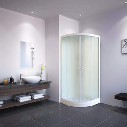 Душевая кабина Parly Bianco 90х90 см EB931, белый/матовое - фото 