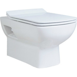 Унитаз подвесной Creo Ceramique Tours с крышкой микролифт - фото 