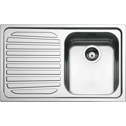 Кухонная мойка Smeg SP791S-2 77, 0,7 мм нержавеющая сталь - фото 