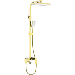 Душевая система Raglo R01.24.03, сатин золотой - фото 