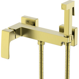 Набор для гигиенического душа Raglo R01.51.03, сатин золотой - фото 