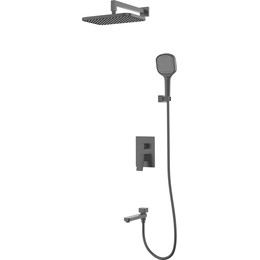 Душевая система встраиваемая Raglo R30.27.06 (со скрытой частью) чёрный - фото 