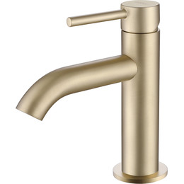 Смеситель для раковины Abber Wasser Kreis AF8110G, золото матовый, Цвет производителя: золото матовое - фото 