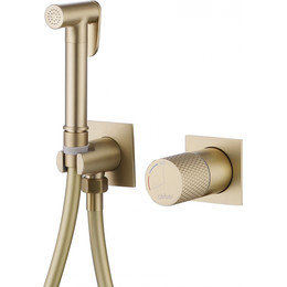 Набор для гигиенического душа Abber Rund AF8725G, золото матовый - фото 