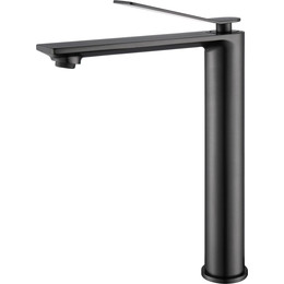 Смеситель для раковины высокий Vincea Verse VBF-2VE2GM, вороненая сталь - фото 