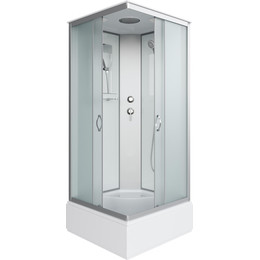 Душевая кабина Niagara Classic 90x90 см NG-1108-14, серебро/матовое (безсиликоновая сборка) - фото 