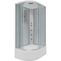 Гидробокс Niagara Classic 120x80 см NG-2310-14RG, серебро/матовое (безсиликоновая сборка) - фото 