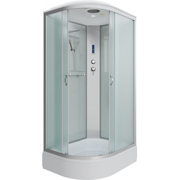 Душевая кабина Niagara Classic 90x80 см NG-33984-14RP, серебро/матовое (безсиликоновая сборка) - фото 