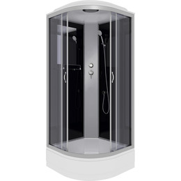 Душевая кабина Niagara Classic 100x100 см NG-3502-14, серебро/тонированное (безсиликоновая сборка) - фото 