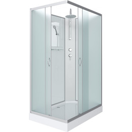 Душевая кабина Niagara Classic 90x70 см NG-43975-14QBKT, серебро/матовое (безсиликоновая сборка) - фото 