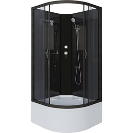 Душевая кабина Niagara Classic 90x90 см NG-6508-14BK, чёрный/тонированное (безсиликоновая сборка) - фото 