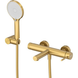 Смеситель для ванны Cezares RELAX-VD-BORO, брашированное золото, Цвет производителя: брашированное золото - фото 