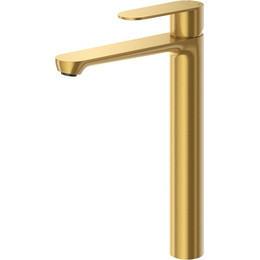 Смеситель для раковины высокий Cezares STYLUS-LC-BORO-W0, брашированное золото, Цвет производителя: брашированное золото - фото 