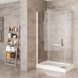 Душевое ограждение Mirsant Arena Square 1280 120х80 см хром/прозрачное - фото 