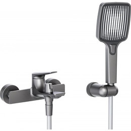 Смеситель для ванны Cezares LINER-VD-GM, оружейная сталь, Цвет производителя: оружейная сталь - фото 