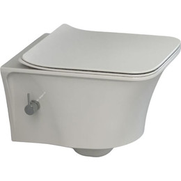 Унитаз-биде подвесной безободковый Boheme Mirage 965-2 - фото 