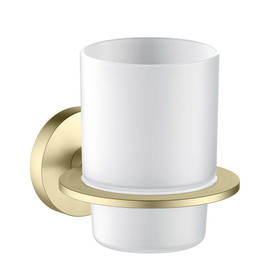 Стакан для зубных щеток Aquatek Оберон AQ4204BG, цвет золото шлифованное - фото 