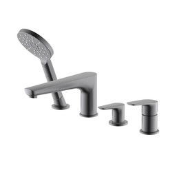 Смеситель для ванны Aquatek Бетта AQ1148BGM, оружейная сталь, Цвет производителя: оружейная сталь - фото 