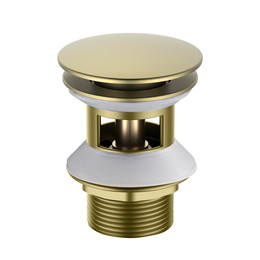 Донный клапан Aquatek AQ6002BG, золото шлифованное - фото 